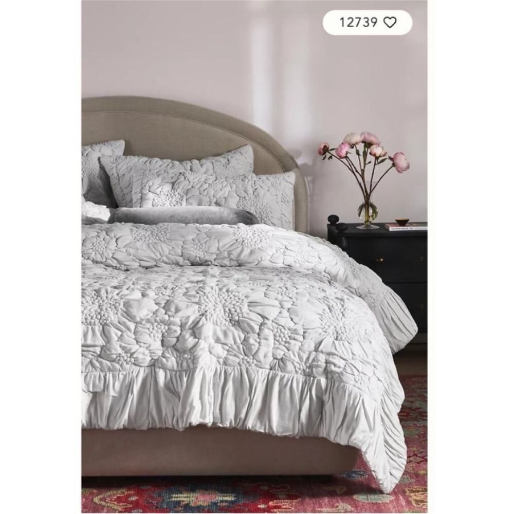 Anthropologie Dahlia Cotton Jersey Floral Quilt Size Queen
NWT